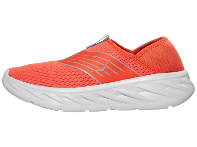 Hoka Men's Ora Recovery Shoe (MRLR - Mandarin Red/white) 3 Hoka Men's Ora Recovery Shoe (MRLR - Mandarin Red/white)