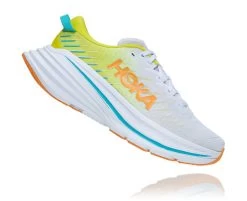 Hoka Men’s Bondi X (WEPR - White/Evening Primrose) -fashion shoes 1F0BB8C0 5896 4405 8C61 1C803A89B51C