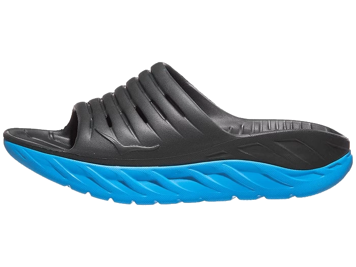 Hoka Women's Ora Recovery Slide (EDNB - Ebony/blue) 3 Hoka Women's Ora Recovery Slide (EDNB - Ebony/blue)