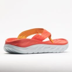 Hoka One One Ora Recovery Flip Men's Fiesta/Amber Yellow -fashion shoes 570590 6