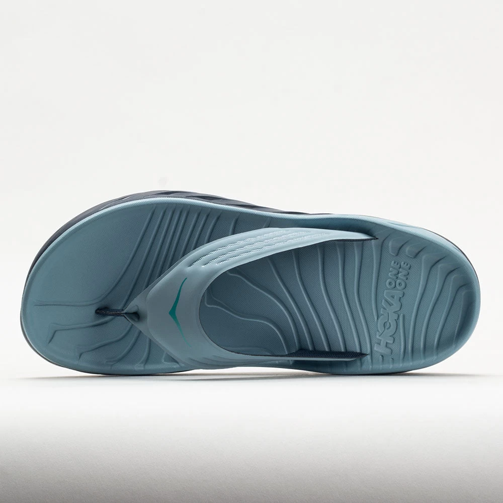 HOKA Ora Recovery Flip Men's Stone Blue/Outer Space 4 HOKA Ora Recovery Flip Men's Stone Blue/Outer Space - Image 2