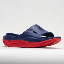 HOKA Ora Slide 3 Unisex Bellwether Blue/Red Alert -fashion shoes 570614 5