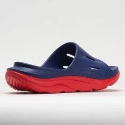 HOKA Ora Slide 3 Unisex Bellwether Blue/Red Alert -fashion shoes 570614 6