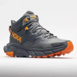 HOKA Trail Code GTX Men's Castlerock/Persimmon Orange -fashion shoes 631237 5