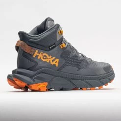 HOKA Trail Code GTX Men's Castlerock/Persimmon Orange -fashion shoes 631237 6