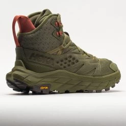 HOKA Anacapa Breeze Mid Men's Avocado/Burnt Ochre -fashion shoes 631389 6