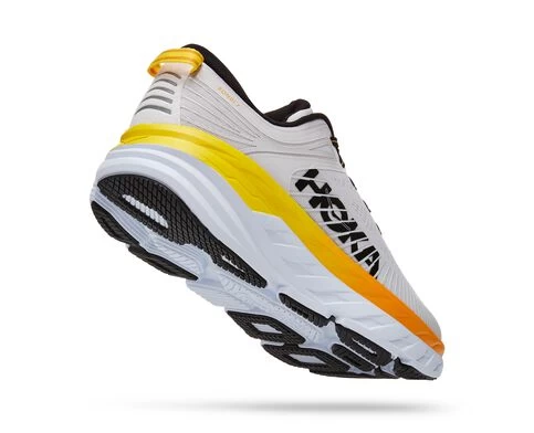 Hoka Men's Bondi 7 (NCRY - Nimbus Cloud/Radiant Yellow) 5 Hoka Men's Bondi 7 (NCRY - Nimbus Cloud/Radiant Yellow) - Image 3