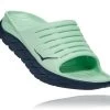 Hoka Men's Ora Recovery Slide (GAOS - Green Ash/Outer Space) -fashion shoes GAOS1