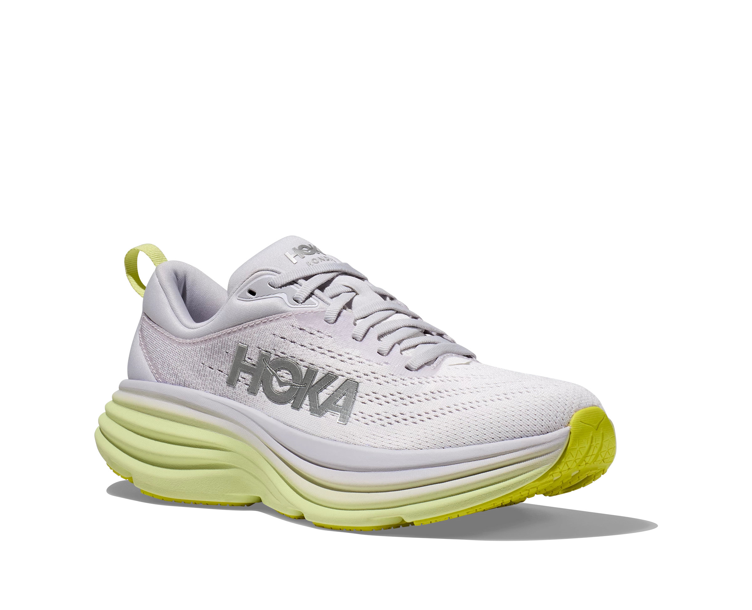 Hoka Women's Bondi 8 (NCLG - Nimbus Cloud/Luminary Green) 4 Hoka Women's Bondi 8 (NCLG - Nimbus Cloud/Luminary Green) - Image 2