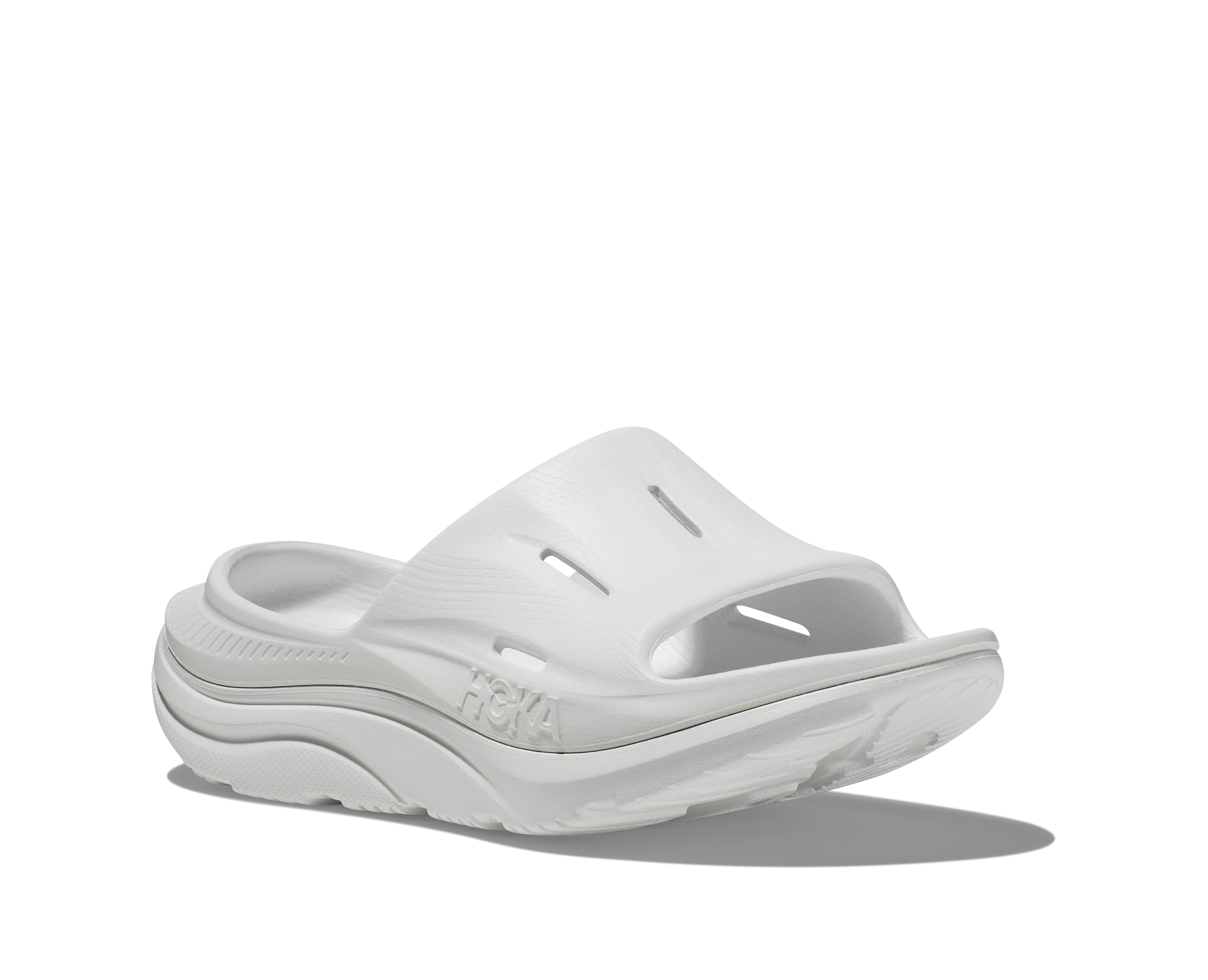 Hoka U Ora Recovery Slide 3 (WWH - White/White) 3 Hoka U Ora Recovery Slide 3 (WWH - White/White)