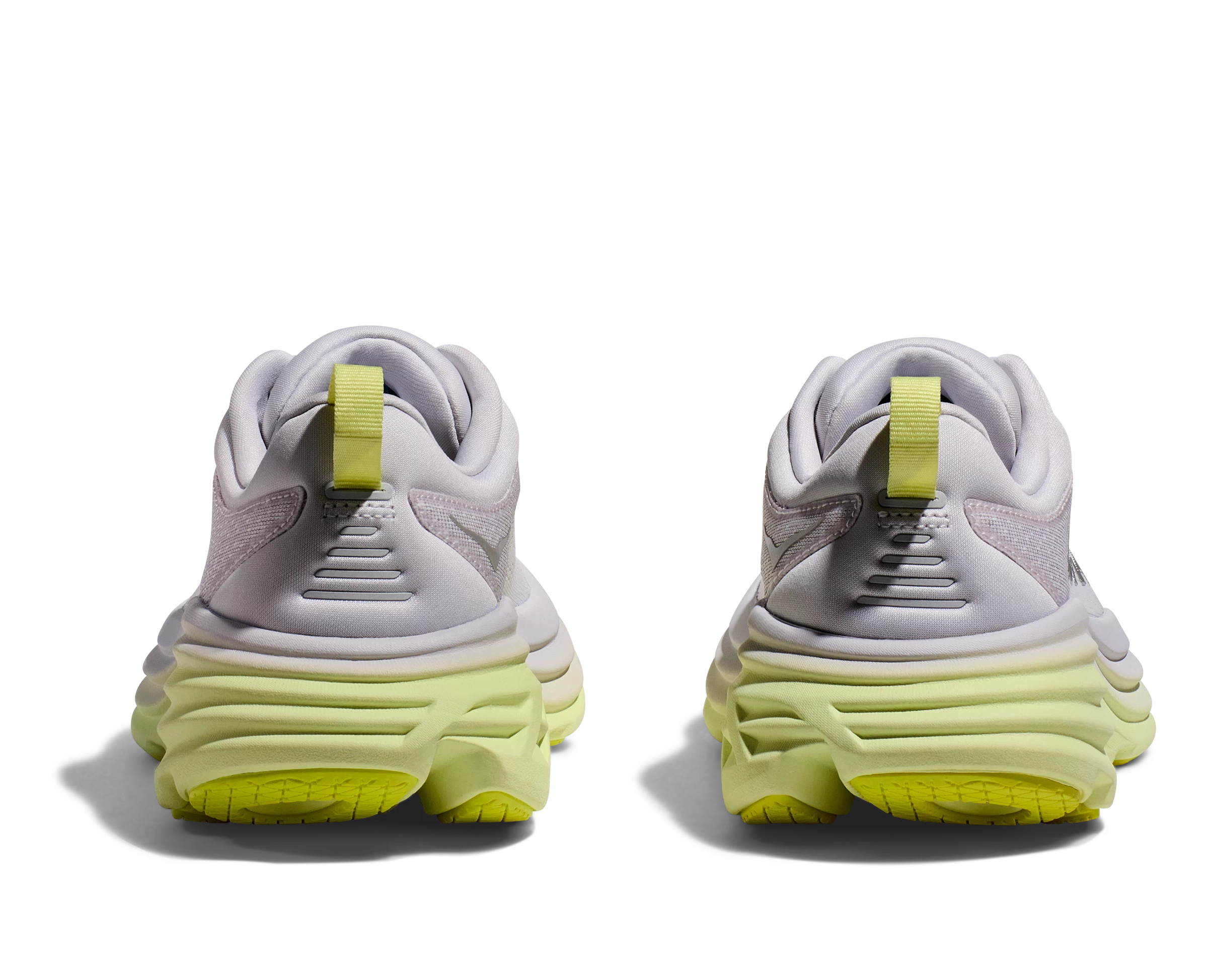 Hoka Women's Bondi 8 (NCLG - Nimbus Cloud/Luminary Green) 5 Hoka Women's Bondi 8 (NCLG - Nimbus Cloud/Luminary Green) - Image 3