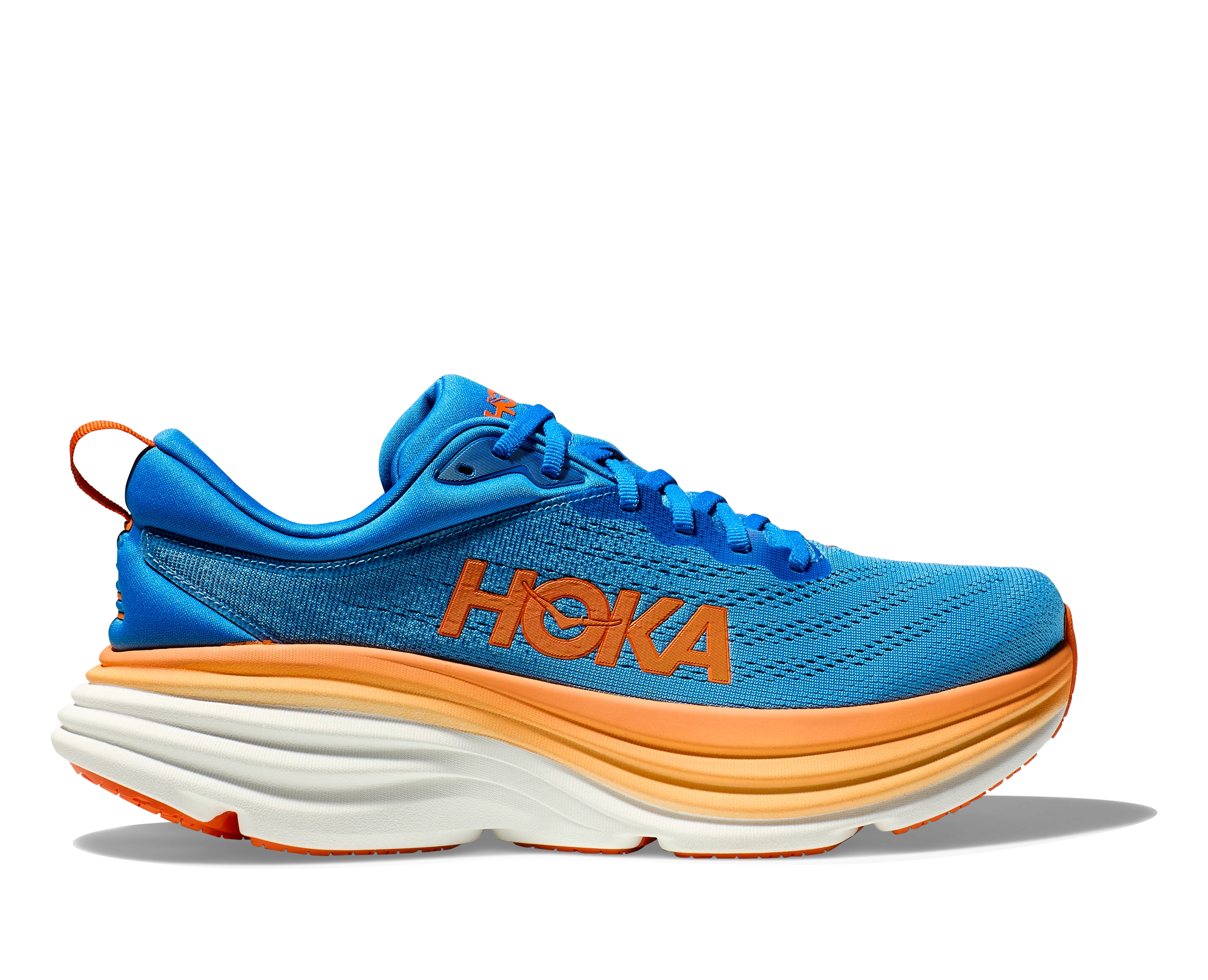 Hoka Men's Bondi 8 WIDE (CSVO - Coastal Sky/Vibrant Orange) 3 Hoka Men's Bondi 8 WIDE (CSVO - Coastal Sky/Vibrant Orange)