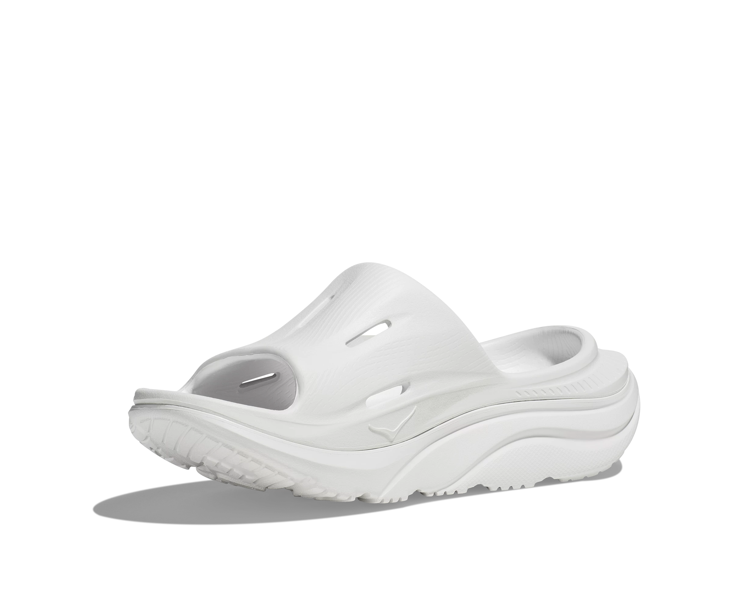 Hoka U Ora Recovery Slide 3 (WWH - White/White) 4 Hoka U Ora Recovery Slide 3 (WWH - White/White) - Image 2