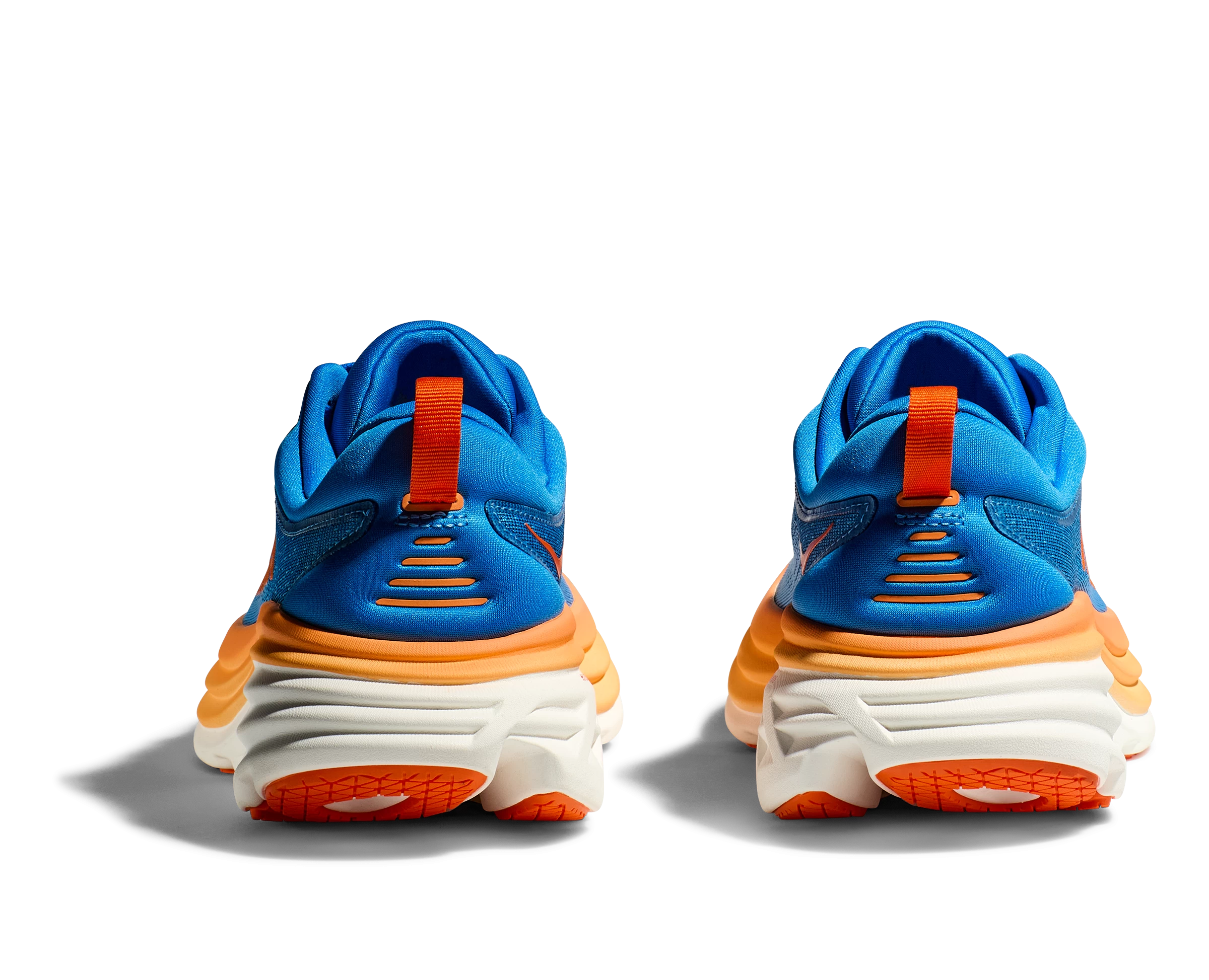 Hoka Men's Bondi 8 WIDE (CSVO - Coastal Sky/Vibrant Orange) 8 Hoka Men's Bondi 8 WIDE (CSVO - Coastal Sky/Vibrant Orange) - Image 6